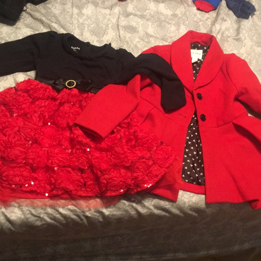 Nannette baby 4 sparkly dress cat & jack coat